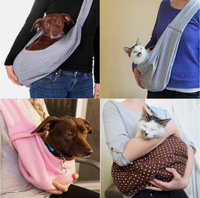 Pet Shoulder Carrier Bag – Foldable, Lightweight & Comfortable Travel Bag for Pets