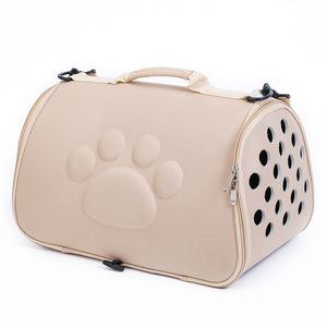 Solid Color EVA Pet Folding Carrier Bag – Lightweight, Durable & Portable Travel Bag for Cats & Dogs