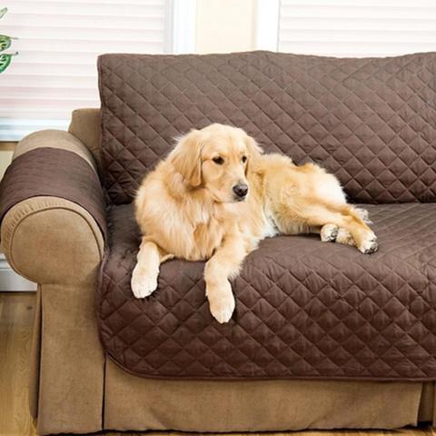 Reversible Sofa Slipcover – Washable Furniture Protector for Pets & Kids
