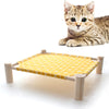 Solid Wood Pet Dog Bed – Removable & Washable Cushion, Durable Frame for Cats & Dogs