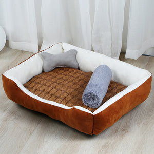 Large Dog Kennel – Cozy Indoor Pet House for Teddy Dogs & Medium to Large Breeds