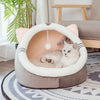 Closed Cat Litter Box Kennel – Winter Warm Plus Velvet Pet House for Cats