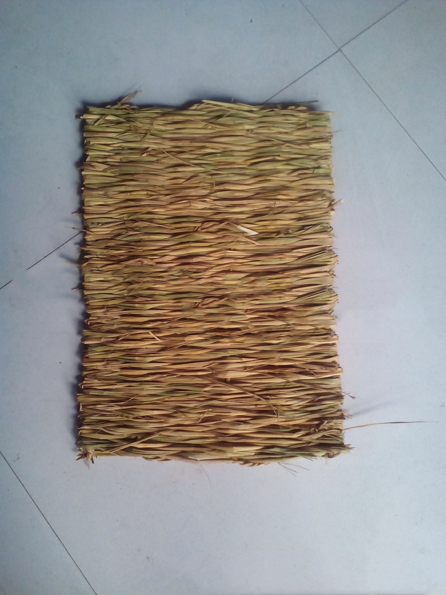 Natural Straw Mat – Breathable Cooling Bed Mat for Cats & Dogs