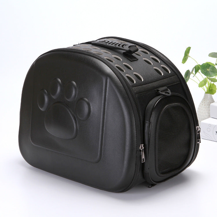 EVA Medium Pet Outing Bag – Breathable, Foldable & Stylish Travel Carrier for Cats & Small Dogs