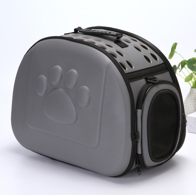 EVA Medium Pet Outing Bag – Breathable, Foldable & Stylish Travel Carrier for Cats & Small Dogs