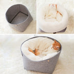Pet Bed – Cozy Washable Dog & Cat Bed for Comfortable Sleep
