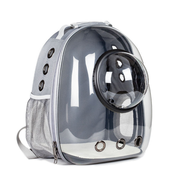 Transparent Skylight Pet Cat Backpack – Breathable, Large-Capacity Travel Bag for Cats & Small Dogs