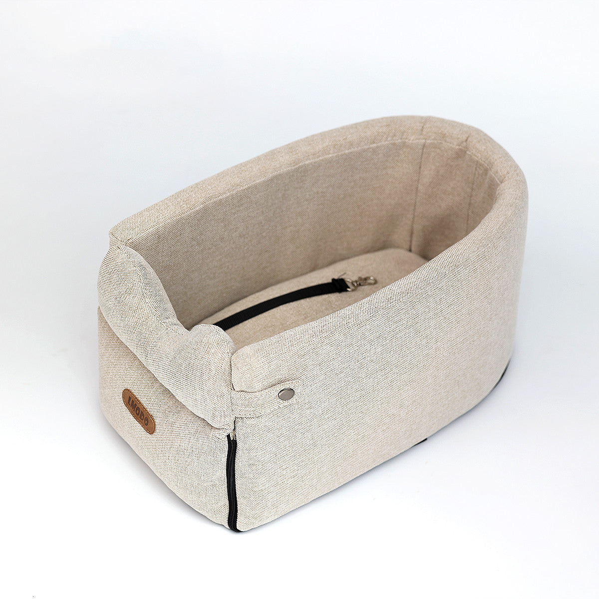 Car Central Dog Car Seat Bed – Portable Safety Travel Carrier for Small Dogs & Cats