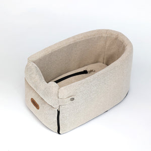 Car Central Dog Car Seat Bed – Portable Safety Travel Carrier for Small Dogs & Cats