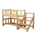 Nightstand Integrated Pet Bed – DIY Wooden Dog & Cat Nest with Modern Furniture Design