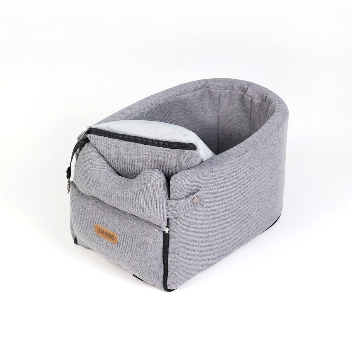 Car Central Dog Car Seat Bed – Portable Safety Travel Carrier for Small Dogs & Cats
