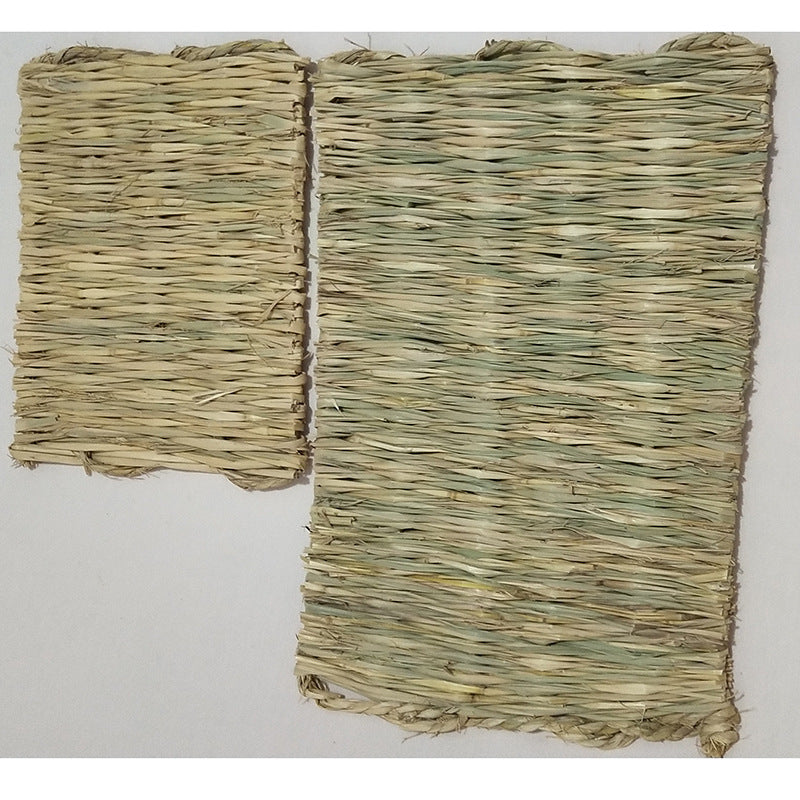 Natural Straw Mat – Breathable Cooling Bed Mat for Cats & Dogs