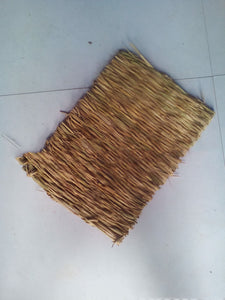Natural Straw Mat – Breathable Cooling Bed Mat for Cats & Dogs