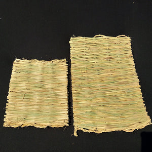 Natural Straw Mat – Breathable Cooling Bed Mat for Cats & Dogs