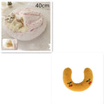 2-in-1 Dog & Cat Bed – Round Plush Winter Warm Pet House with Soft Long Plush Cushion