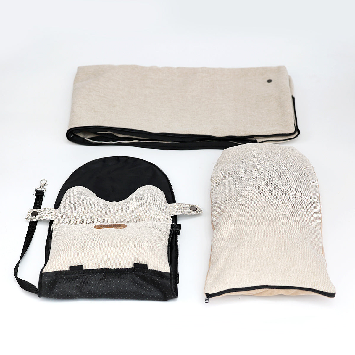 Car Central Dog Car Seat Bed – Portable Safety Travel Carrier for Small Dogs & Cats