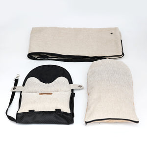 Car Central Dog Car Seat Bed – Portable Safety Travel Carrier for Small Dogs & Cats
