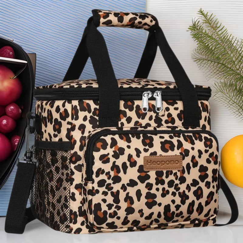 Large Capacity Insulated Crossbody Bag – Portable Travel Cooler & Food Storage Tote