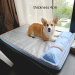Summer Cooling Dog Mat – Anti-Bite, Non-Stick Pet Sleeping Mattress for Dogs & Cats