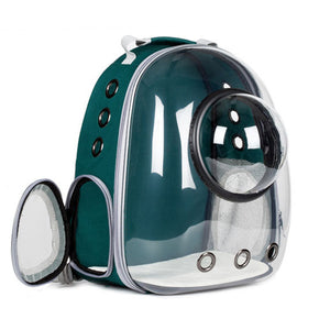 Transparent Skylight Pet Cat Backpack – Breathable, Large-Capacity Travel Bag for Cats & Small Dogs