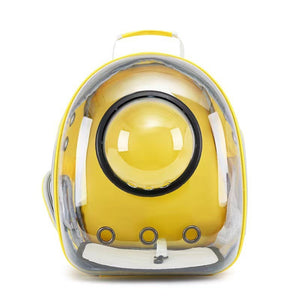 Transparent Skylight Pet Cat Backpack – Breathable, Large-Capacity Travel Bag for Cats & Small Dogs