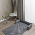 Pet Dog Sofa Bed – Large Dog Cushion & Cat Bed with Furniture Protector