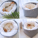 Pet Bed – Cozy Washable Dog & Cat Bed for Comfortable Sleep