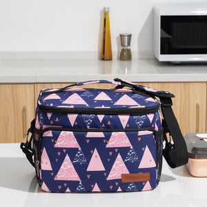 Large Capacity Insulated Crossbody Bag – Portable Travel Cooler & Food Storage Tote