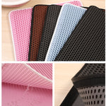 Pet Cat Litter Mat – EVA Double Layer Waterproof Trapping Mat for Cats