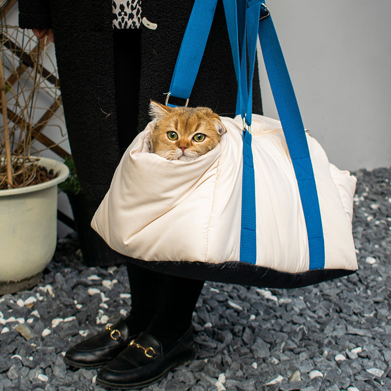 Portable Cat Carrier Bag – Lightweight, Breathable & Easy Travel for Pets