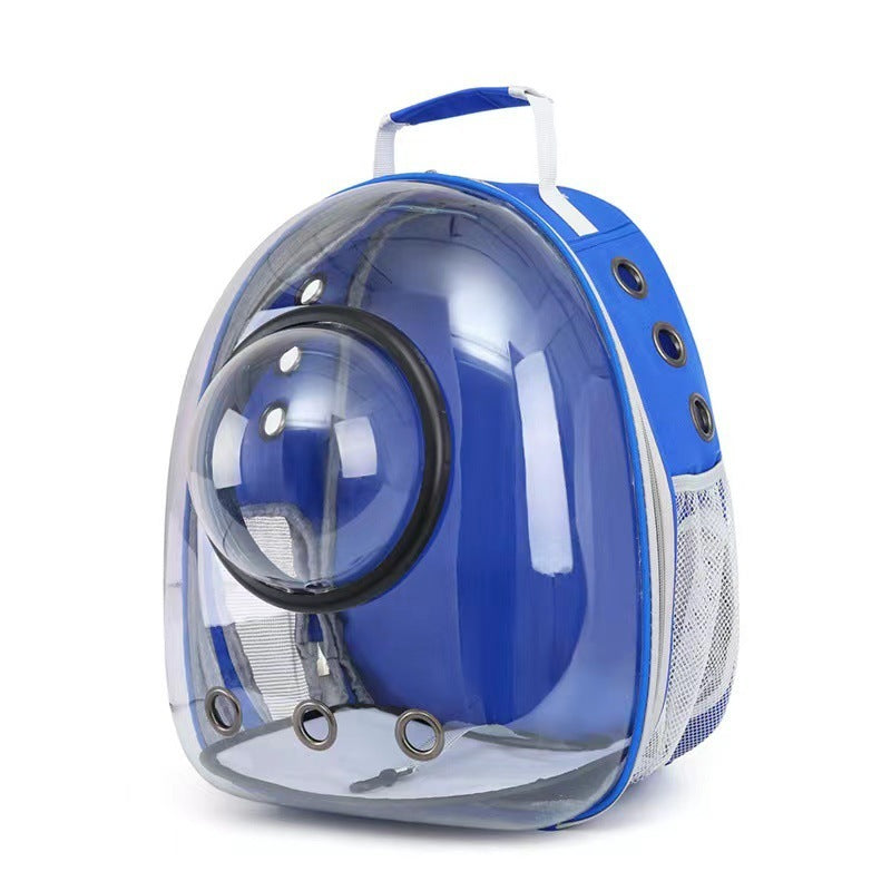 Transparent Skylight Pet Cat Backpack – Breathable, Large-Capacity Travel Bag for Cats & Small Dogs