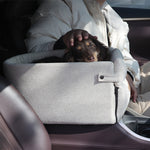 Car Central Dog Car Seat Bed – Portable Safety Travel Carrier for Small Dogs & Cats