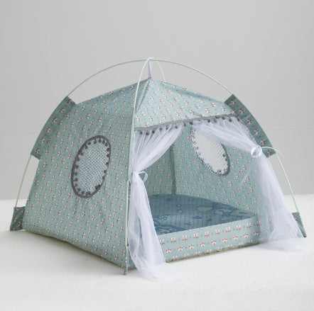 Cat Tent Bed – Enclosed Pet House for Cats & Small Dogs
