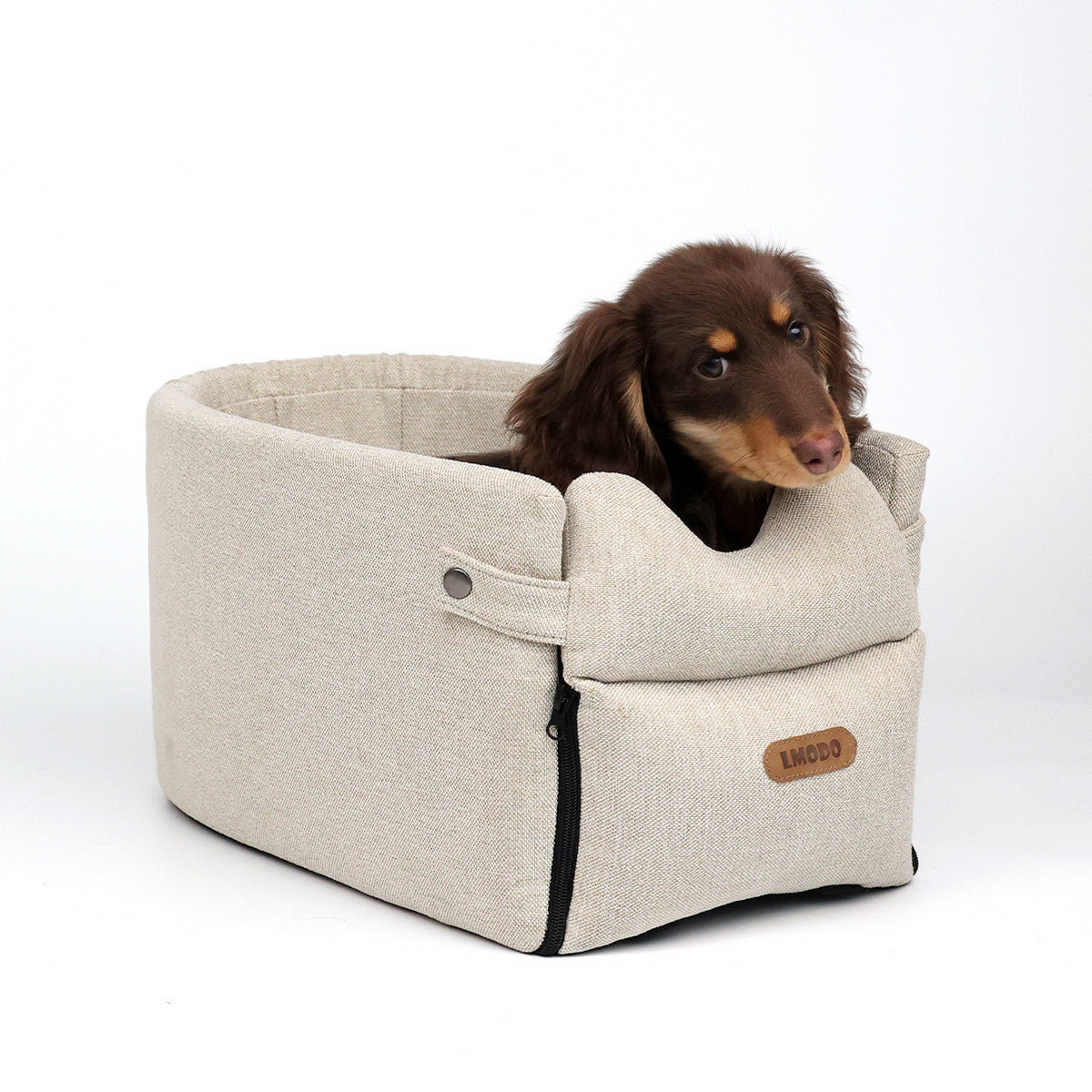 Car Central Dog Car Seat Bed – Portable Safety Travel Carrier for Small Dogs & Cats