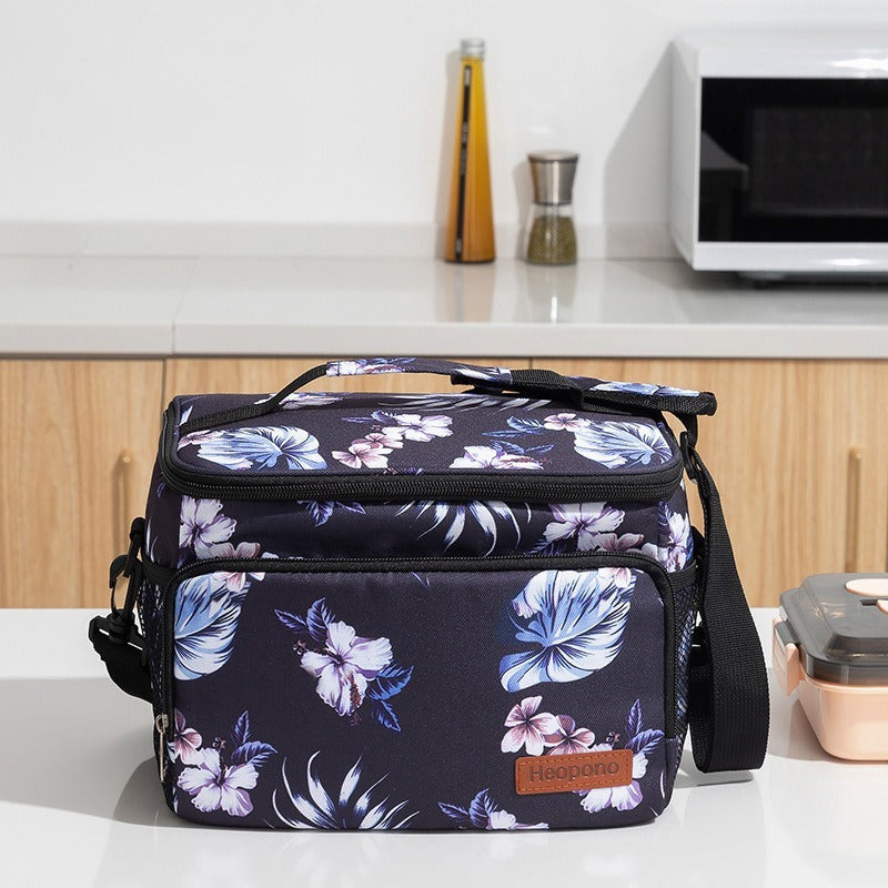 Large Capacity Insulated Crossbody Bag – Portable Travel Cooler & Food Storage Tote