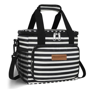 Large Capacity Insulated Crossbody Bag – Portable Travel Cooler & Food Storage Tote