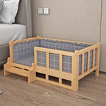 Nightstand Integrated Pet Bed – DIY Wooden Dog & Cat Nest with Modern Furniture Design